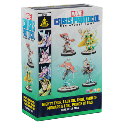 Crisis Protocol - Mighty Thor, Lady Sif, Thor & Loki