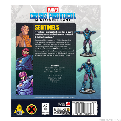 [PREPEDIDO] Crisis Protocol - Sentinels Affiliation Pack