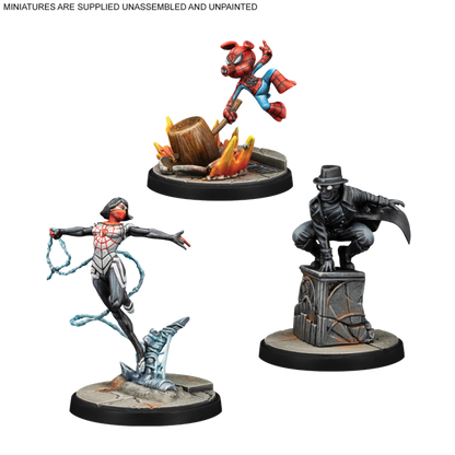 [PREPEDIDO] Crisis Protocol - Silk, Spider-Ham & Spider-Man Noir
