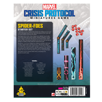 [PREPEDIDO] Crisis Protocol - Spider Foes Starter Set