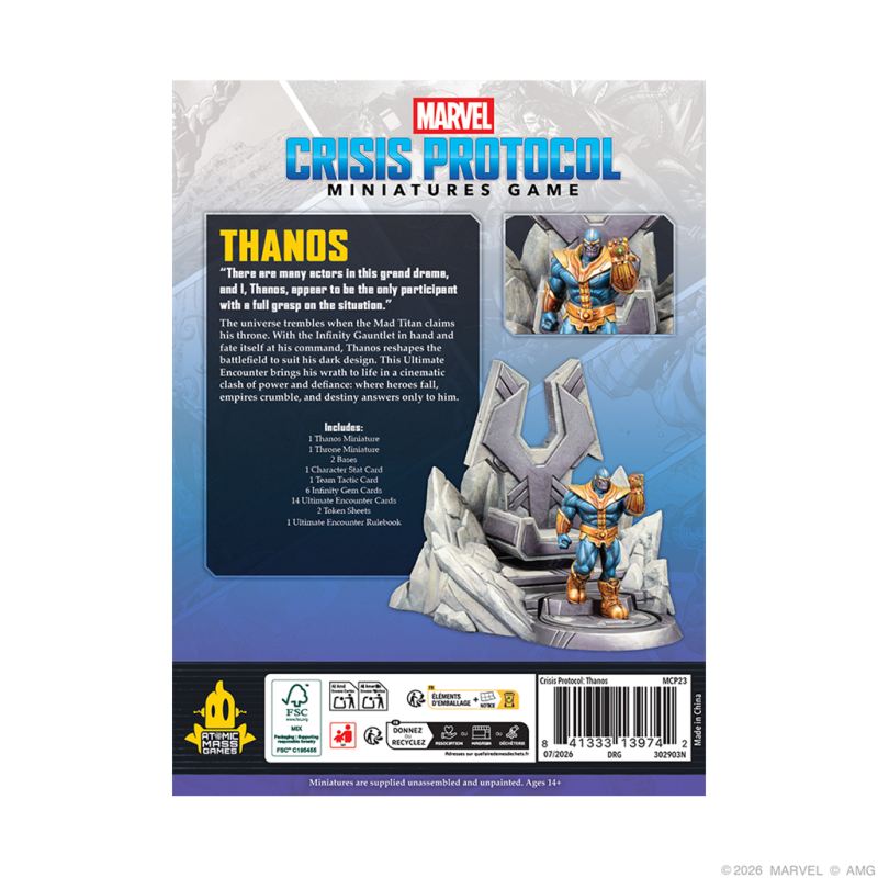 [PREPEDIDO] Crisis Protocol - Thanos Ultimate Encounter Pack