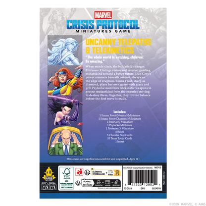 [PREPEDIDO] Crisis Protocol - Uncanny Telepaths & Telekinetics