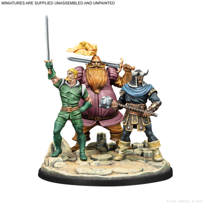 [PREPEDIDO] Crisis Protocol - Valkyrie on Elendil & Warriors Three