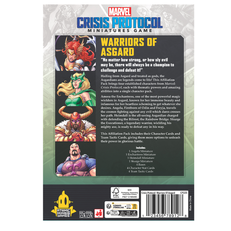 [PREPEDIDO] Crisis Protocol - Warriors of Asgard Affiliation Pack