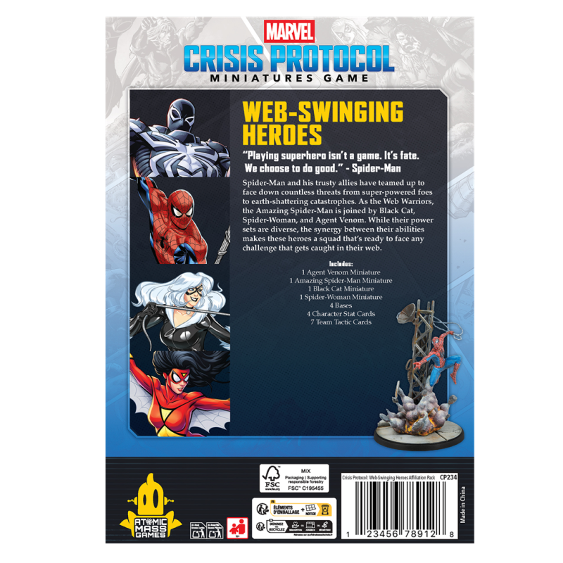 [PREPEDIDO] Crisis Protocol - Web-Swinging Heroes