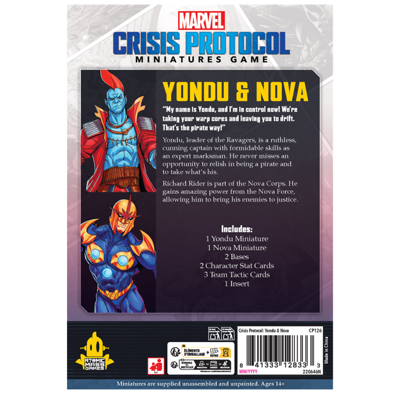 [PREPEDIDO] Crisis Protocol - Yondu & Nova