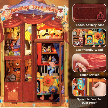 DIY Book Nook Kit - City Walk - Amazing Toy Store