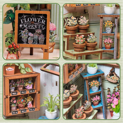 DIY Miniature House - City Walk - Champs Elysees Florist