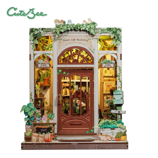 DIY Miniature House - City Walk - Green Life Bookshop