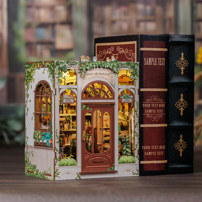 DIY Miniature House - City Walk - Green Life Bookshop