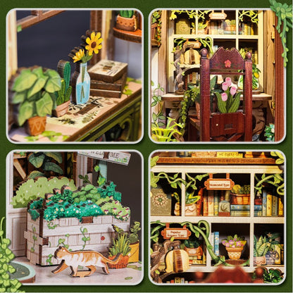 DIY Miniature House - City Walk - Green Life Bookshop