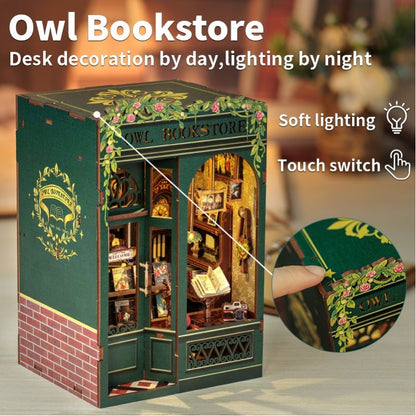 DIY Book Nook Kit - Book Journey - Owl Bookstore