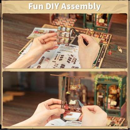 DIY Book Nook Kit - Book Journey - Owl Bookstore
