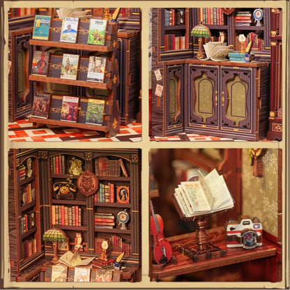 DIY Book Nook Kit - Book Journey - Owl Bookstore