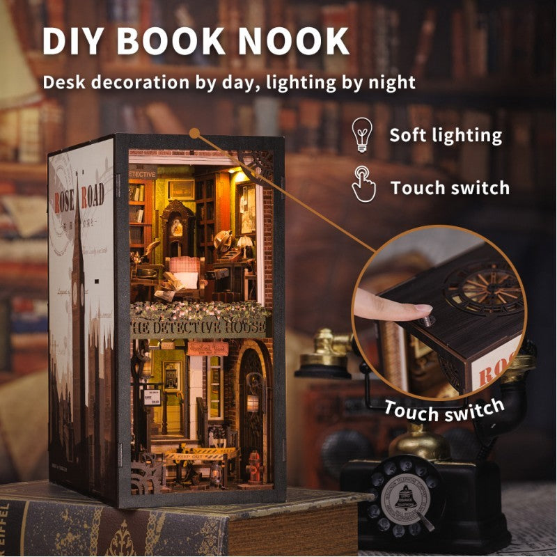 DIY Book Nook Kit - Book Journey - Rose Detective Agency