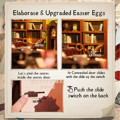 DIY Book Nook Kit - Book Journey - Rose Detective Agency