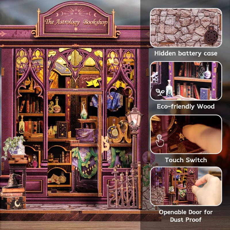 DIY Miniature House - City Walk - The Astrology Bookshop