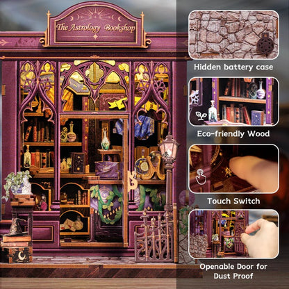 DIY Miniature House - City Walk - The Astrology Bookshop