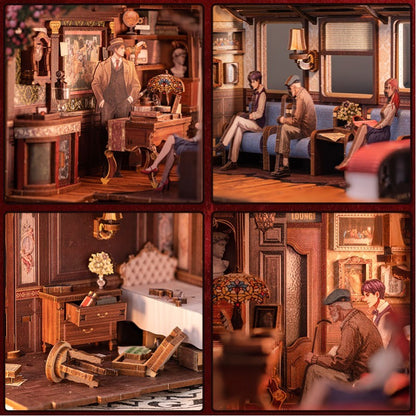 DIY Book Nook Kit - Book Journey - Train Mystery Case