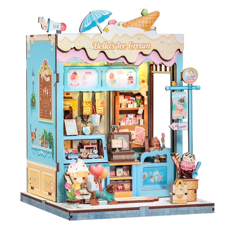 DIY Miniature House - City Walk - Bella's Ice Cream