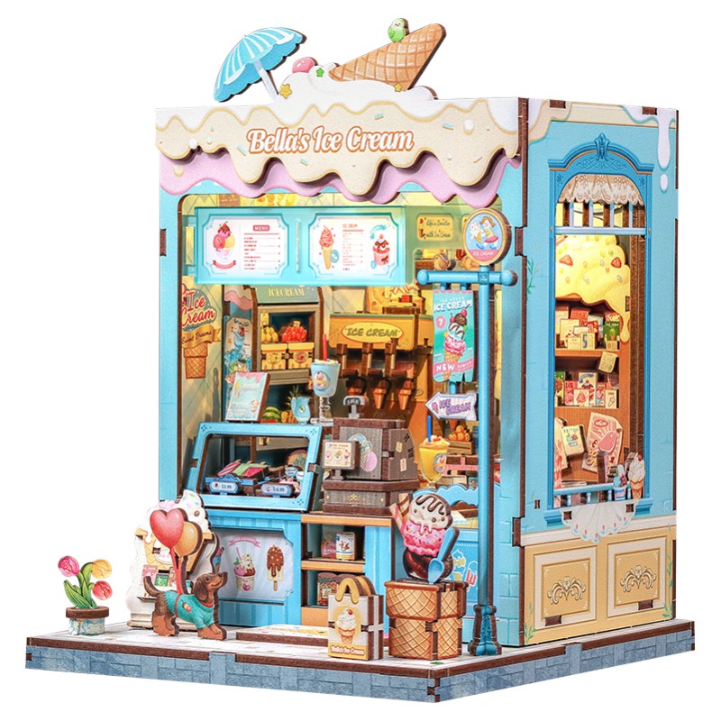 DIY Miniature House - City Walk - Bella's Ice Cream