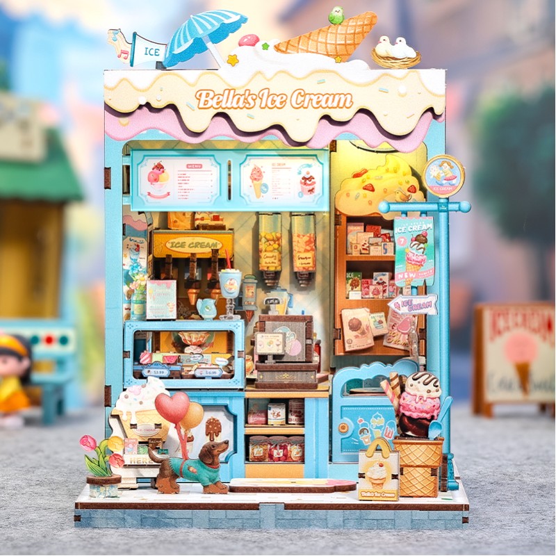 DIY Miniature House - City Walk - Bella's Ice Cream