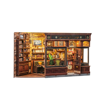 DIY Miniature House - City Walk - Corner Coffee Shop