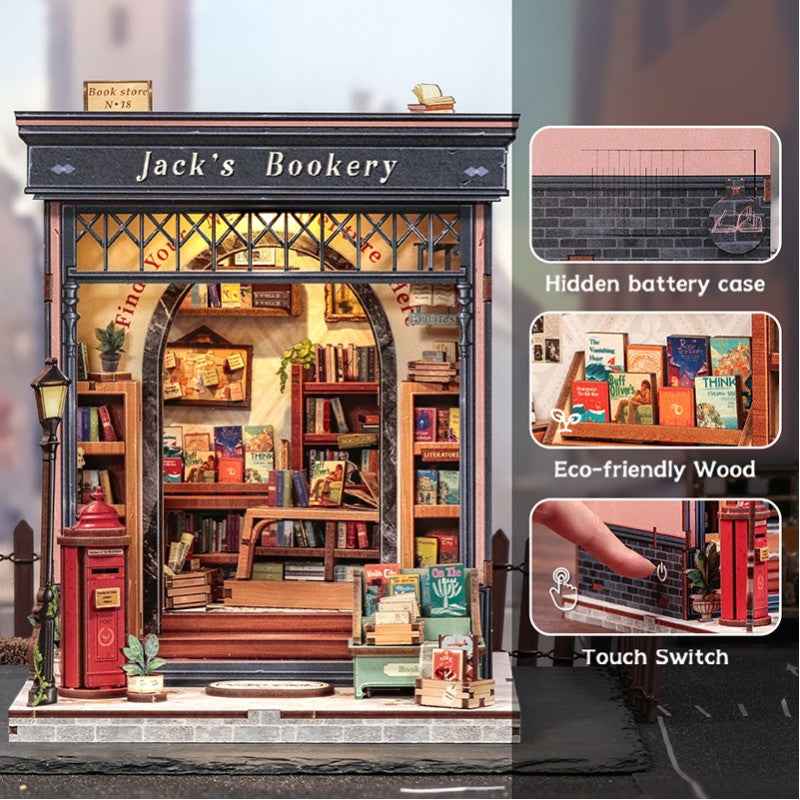DIY Miniature House - City Walk - Jack's Bookery
