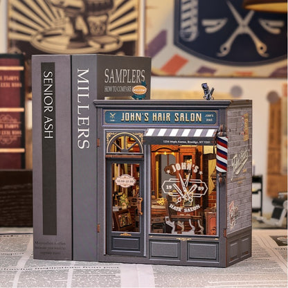 DIY Miniature House - City Walk - John's Hair Salon