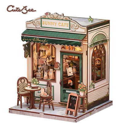 DIY Miniature House - City Walk - Sunny Cafe