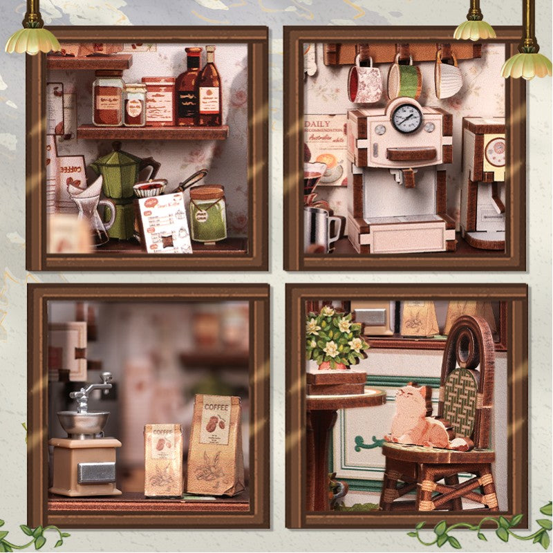 DIY Miniature House - City Walk - Sunny Cafe