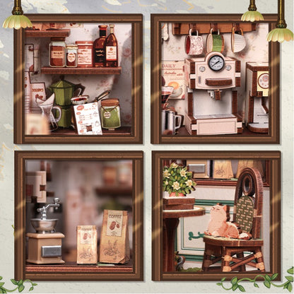 DIY Miniature House - City Walk - Sunny Cafe