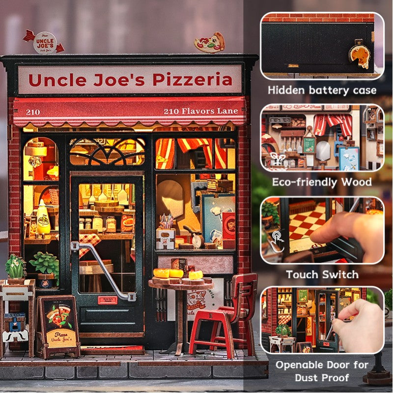 DIY Miniature House - City Walk - Uncle Joe's Pizzeria