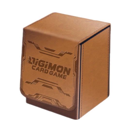 Digimon Card Game - Deck box set - Digimon logo (Brown)