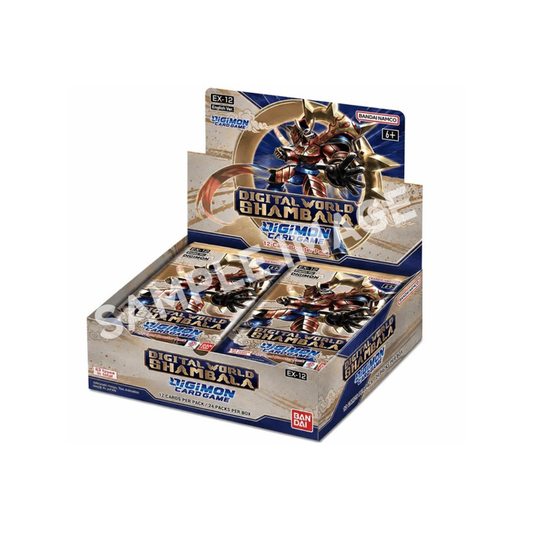 [PREPEDIDO] Digimon Card Game - Digital World Shambala Extra Booster Display EX12 (24 Packs)