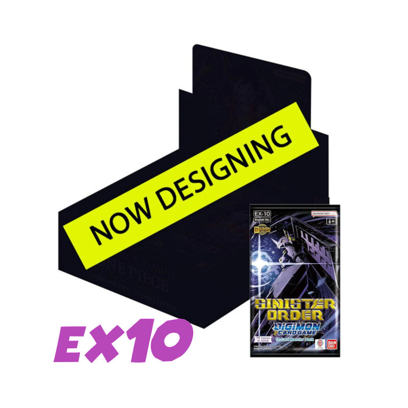 [PREPEDIDO] Digimon Card Game - Sinister Order Extra Booster Display EX10 (24 Packs)