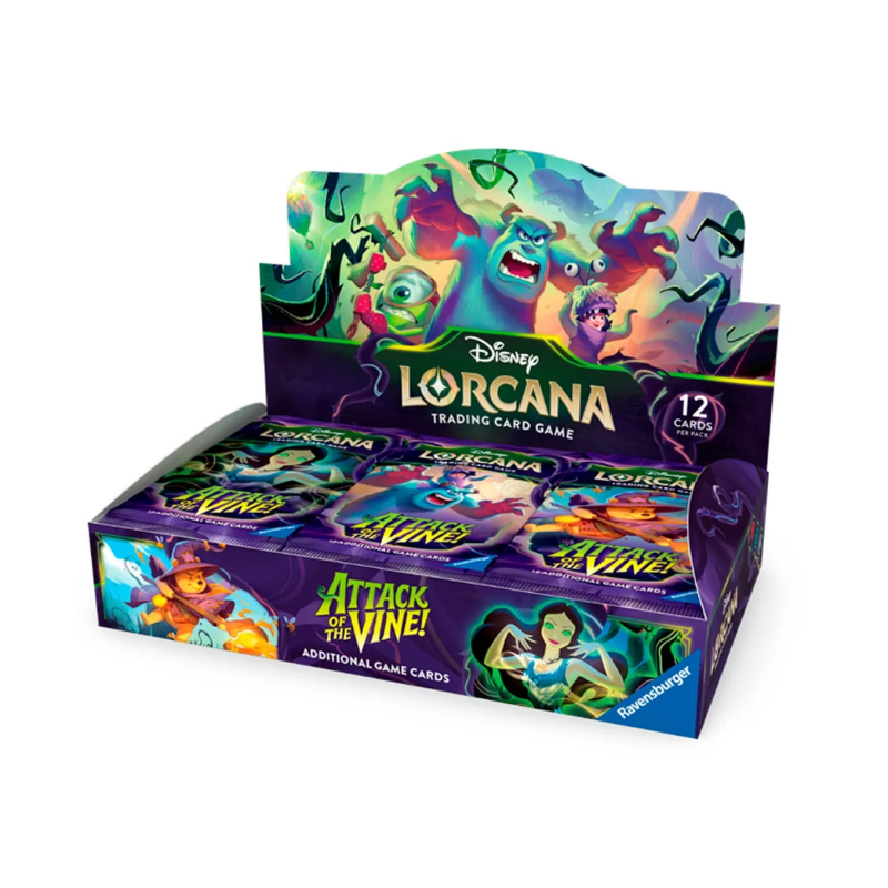 [PREPEDIDO] Disney Lorcana - Attack of the Vine - Caja de sobres (24 packs) (Inglés)