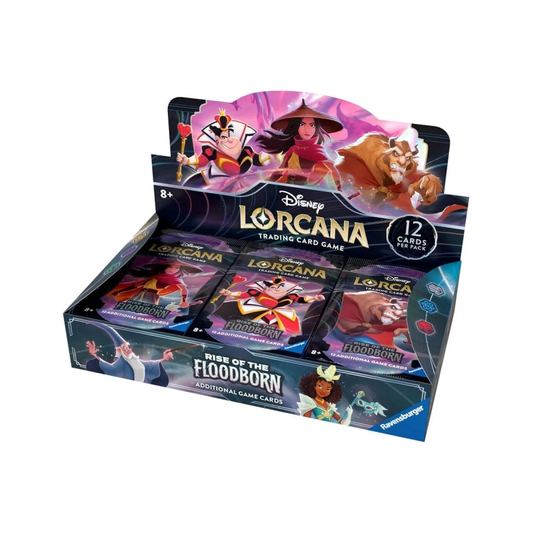 Disney Lorcana - Rise of the Floodborn - Caja de sobres (24 packs) (Inglés)