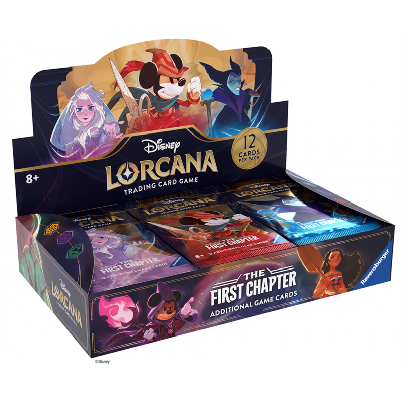 Disney Lorcana - The First Chapter - Caja de sobres (24 packs) (Inglés)