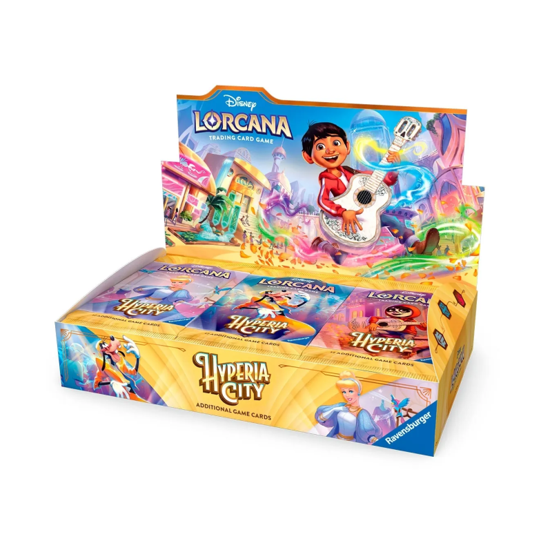 [PREPEDIDO] Disney Lorcana - Hyperia City - Caja de sobres (24 packs) (Inglés)