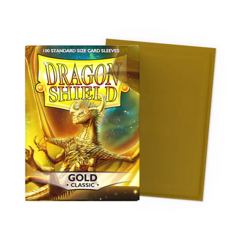 Dragon Shield - Standard Sleeves - Classic Gold (100 Sleeves)