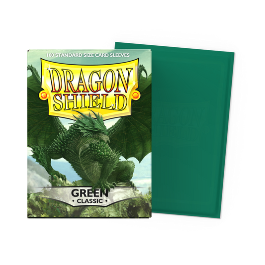 Dragon Shield - Standard Sleeves - Classic Green (100 Sleeves)