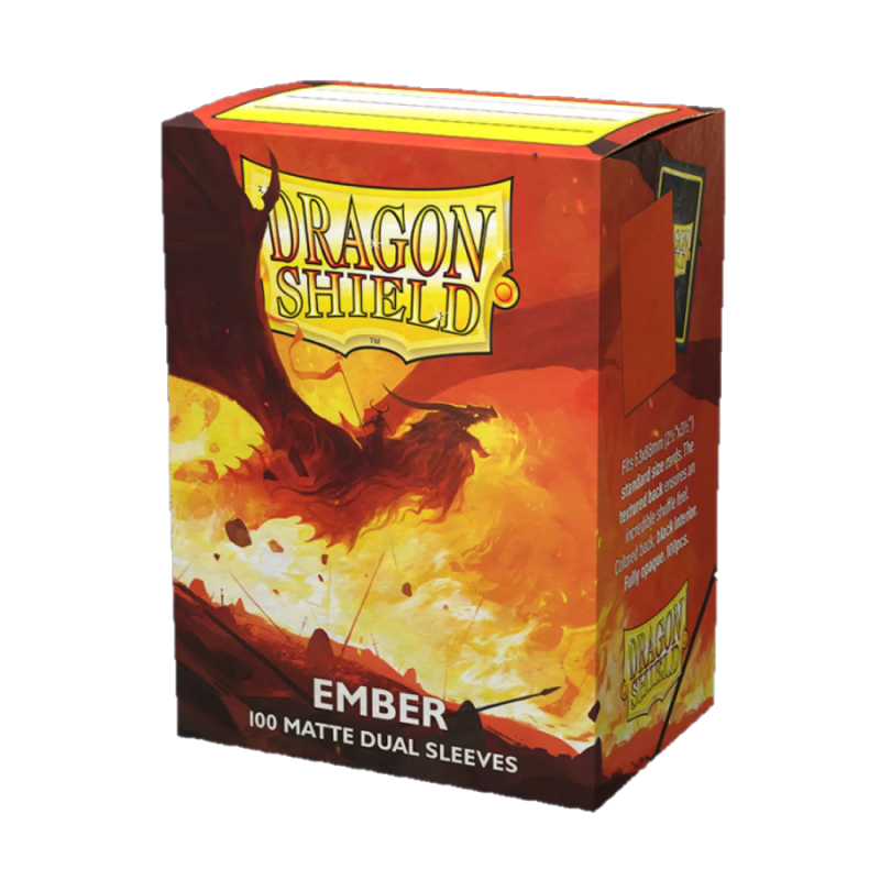 Dragon Shield - Standard Sleeves - Dual Matte Ember(100 Sleeves)