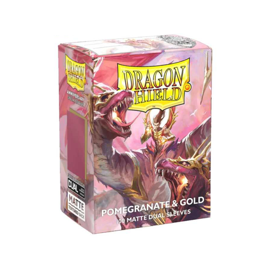 Dragon Shield - Standard Sleeves - Dual Matte - Pomegranate Gold (100 Sleeves)