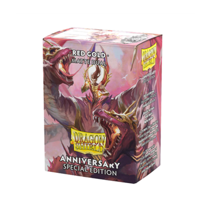 Dragon Shield - Standard Sleeves - Dual Matte Special Edition - Red Gold (100 Sleeves)