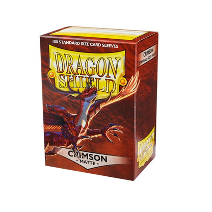 Dragon Shield - Standard Sleeves - Matte Crimson (100 Sleeves)