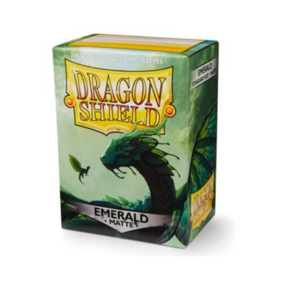 Dragon Shield - Standard Sleeves - Matte Emerald (100 Sleeves)