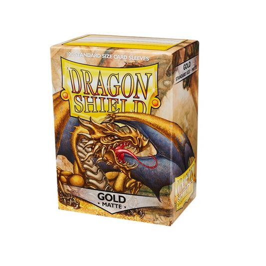 Dragon Shield - Standard Sleeves - Matte Gold (100 Sleeves)