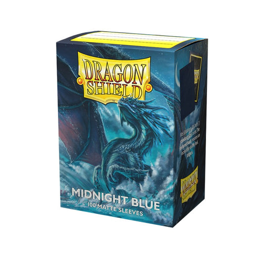 Dragon Shield - Standard Sleeves - Matte Midnight Blue (100 Sleeves)