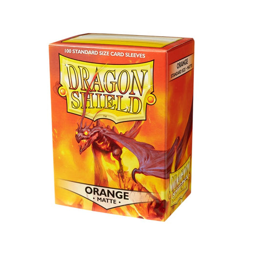 Dragon Shield - Standard Sleeves - Matte Orange (100 Sleeves)